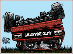 AUTO INDUSTRY by Terry Mosher