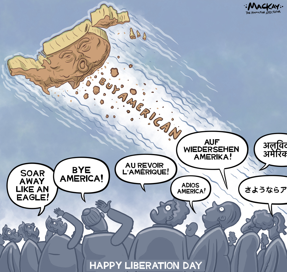 "Buy American" means "Bye America" from world
