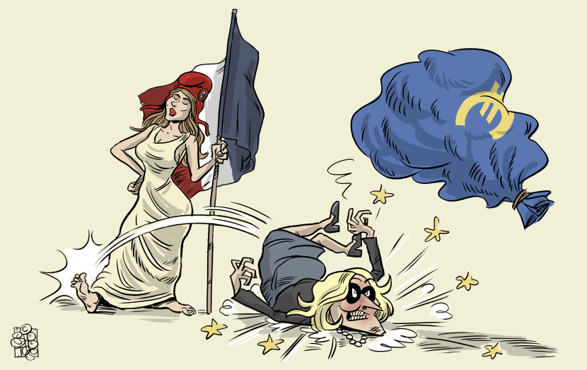 Defrauder Marie Le Pen
