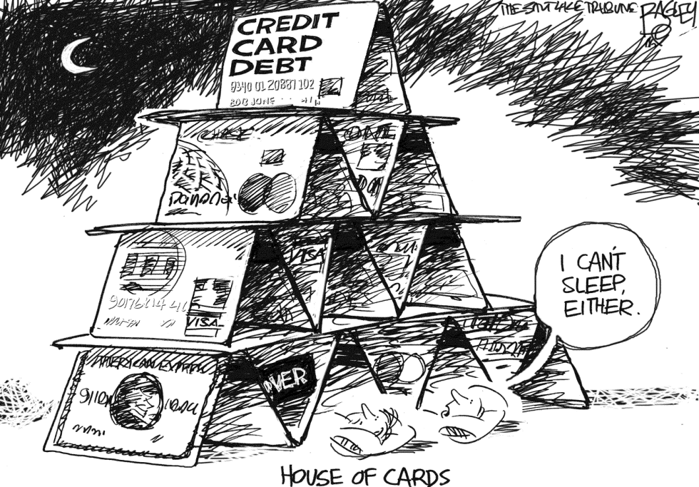  HOUSE OF CREDIT CARDS by Pat Bagley