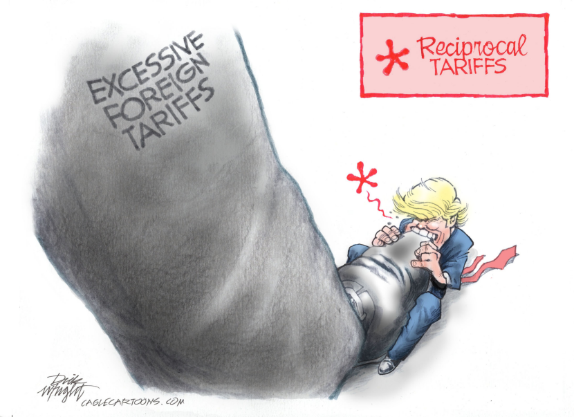 Trump Gets Crushed by Excessive Foreign Tariffs in Reciprocal Trade Satire
