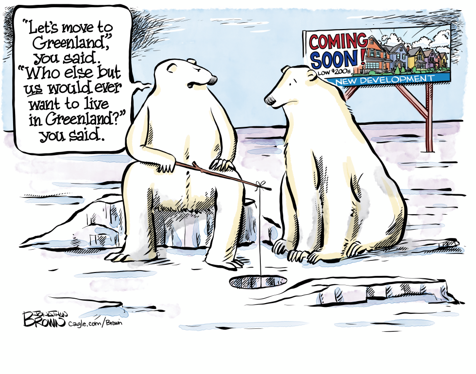 Greenland Polar bears lament potential US takeover