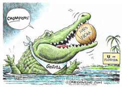 GATORS NCAA 2025 CHAMPS by Dave Granlund