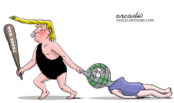 TRUMP’S BRUTAL TRADE WAR by Arcadio Esquivel