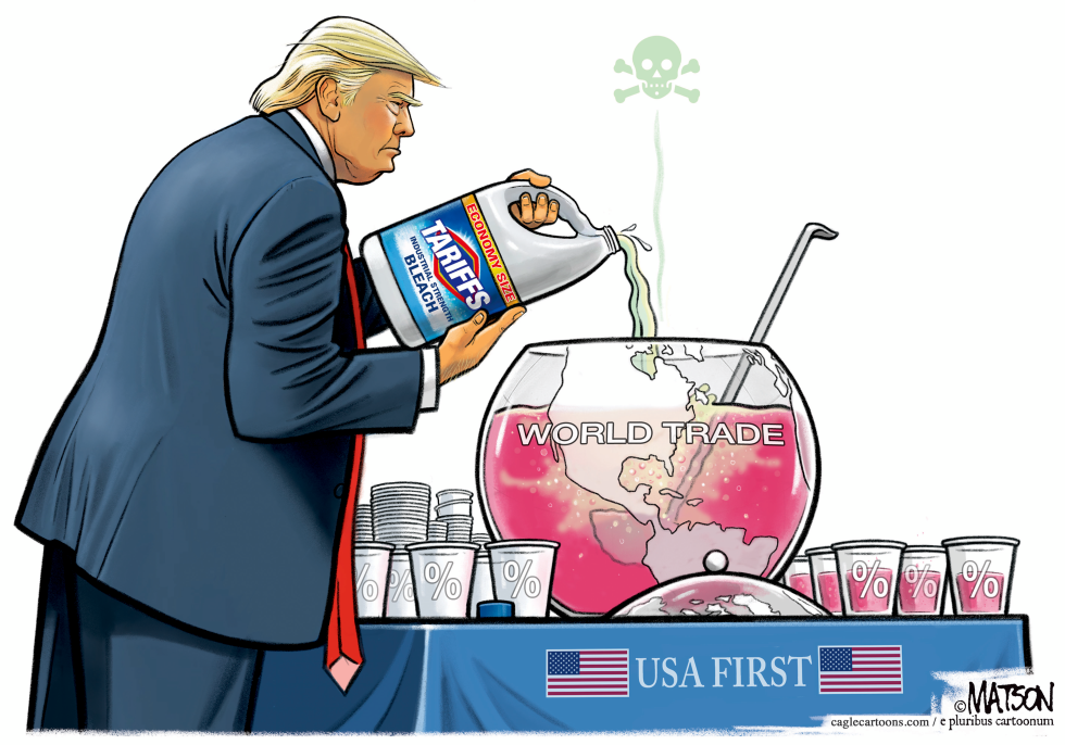 Trump Spikes World Trade Punch Bowl
