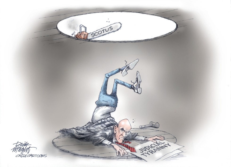 Supreme Court Ruling On Deporting Illegal Criminals Cartoons