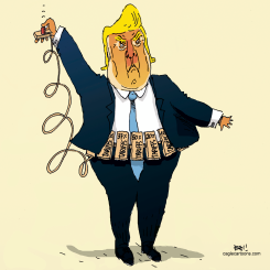 AN EXPLOSIVE DONALD TRUMP by Becs