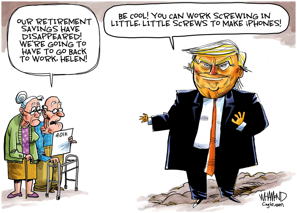 Retirement savings and jobs