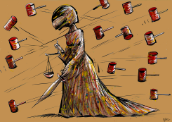 THROWING JUSTICE by Oguz Gurel