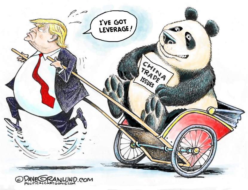 Trump Pulls Panda Rickshaw as China Claims Trade Leverage