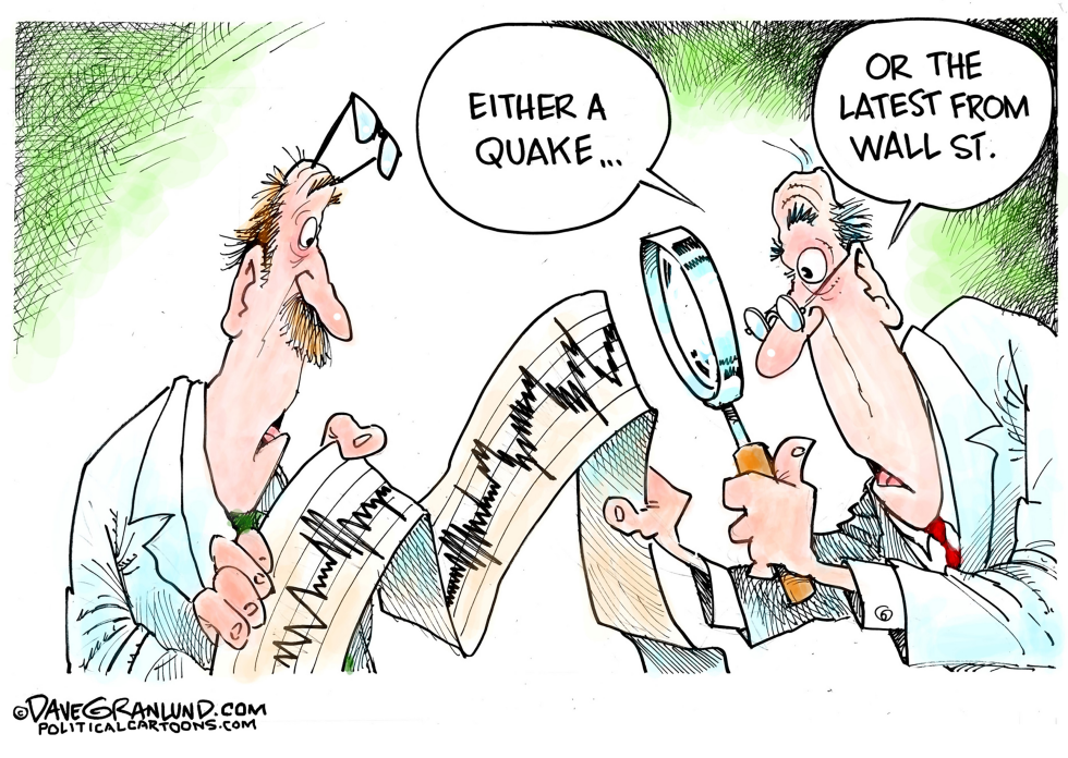 Seismic activity and Wall St