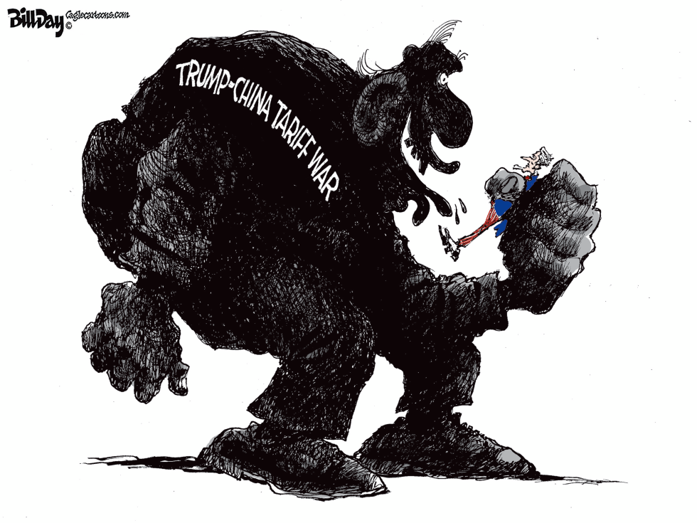 Trump Confronts Oversized Tariff War Monster He Created