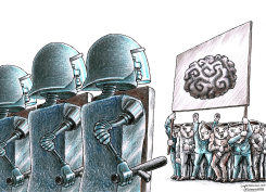 PROTEST DEMONSTRATION by Vladimir Kazanevsky