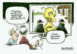 TRUMP SNATCHES FOLKS OFF THE STREET by Jimmy Margulies