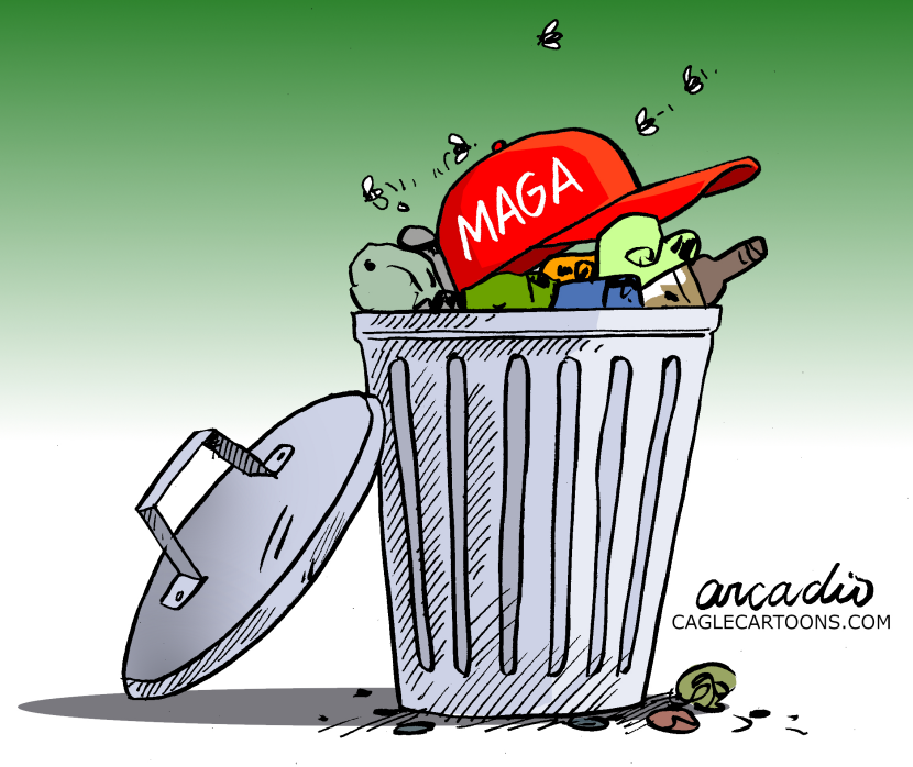 The MAGA hat to the trash.