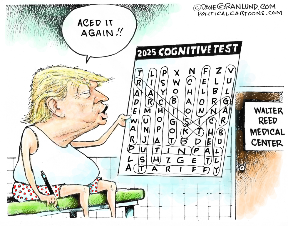 Trump cognitive test 2025