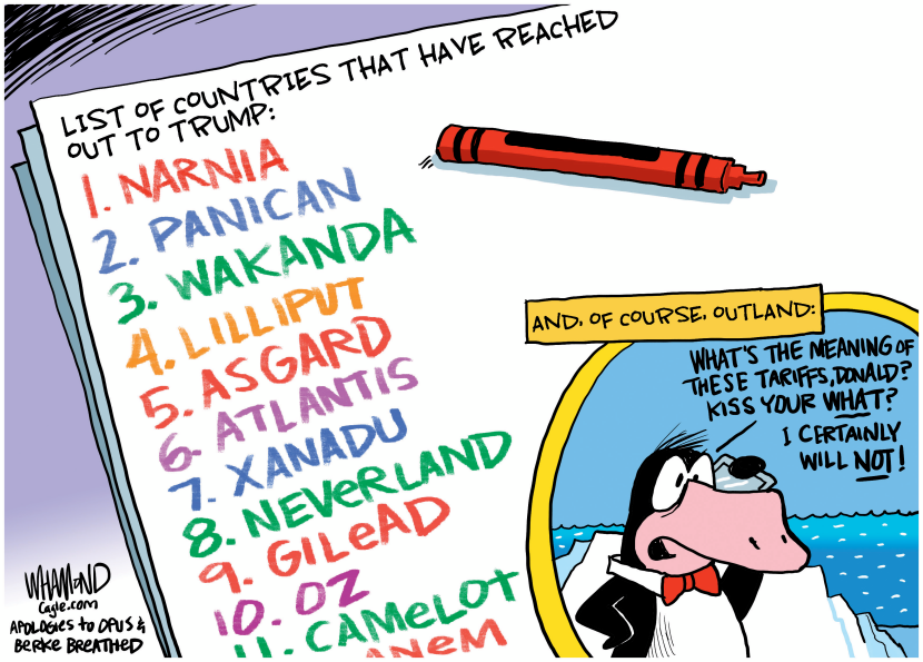 Countries who reached out to Trump