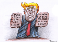 TRUMP AND HIS COMMANDMENTS by Vladimir Kazanevsky