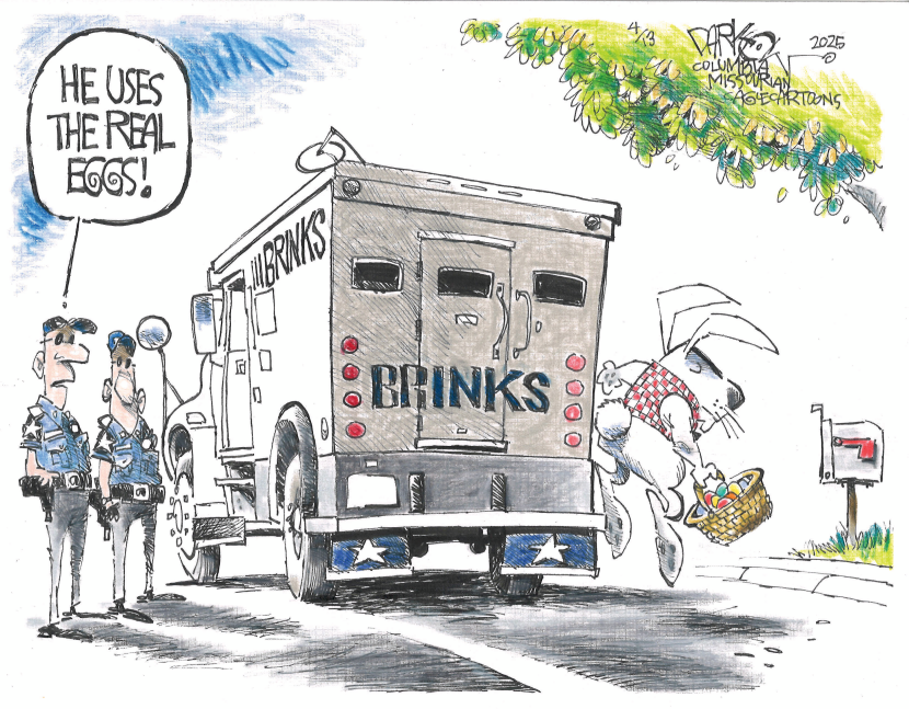 Easter Bunny Gets Brinks Escort for Real Eggs
