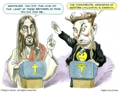 JESUS AND MUSK AND THE GREAT DEBATE by Taylor Jones