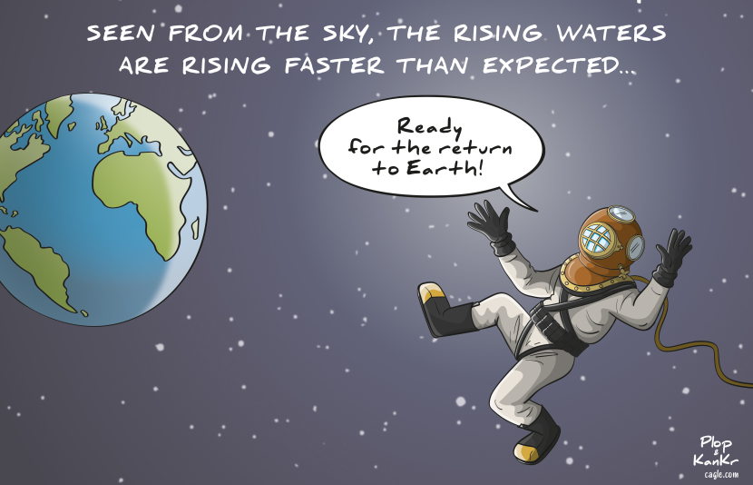 The planet is even bluer!