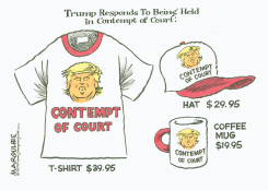 TRUMP CONTEMPT OF COURT by Jimmy Margulies
