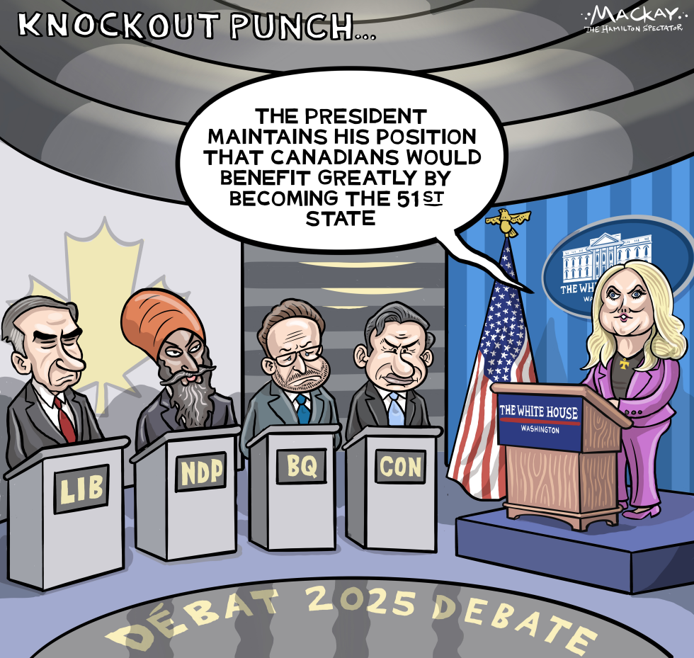 Canada: Karoline Leavitt inserted in debates