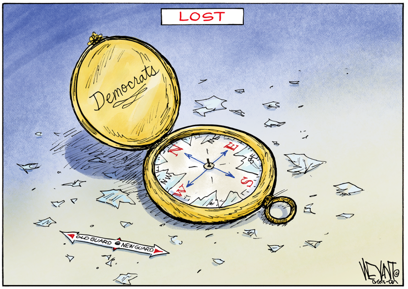 Democrats Politically Lost Broken Compass