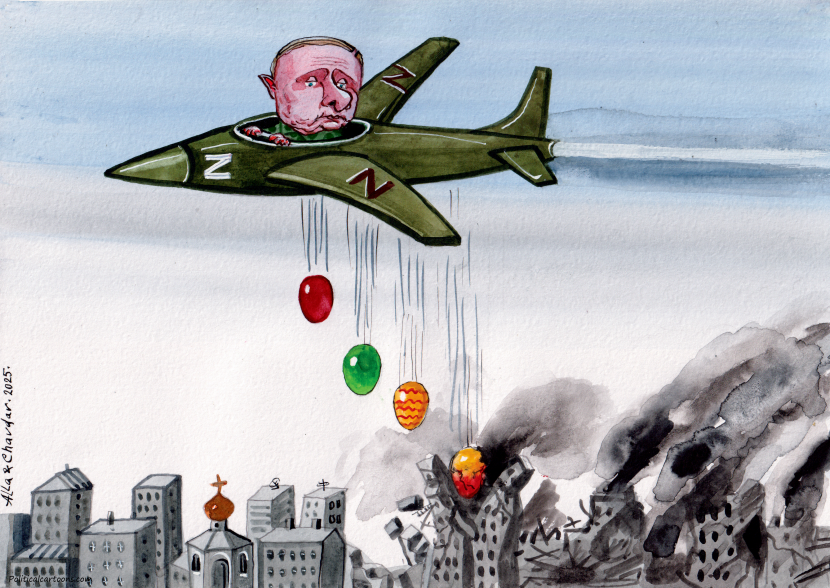 Putin greets Ukrainians for Easter