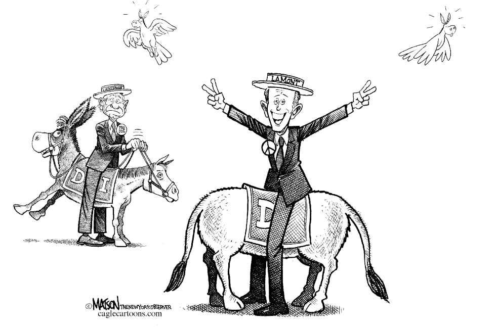 Lamont Defeats Lieberman