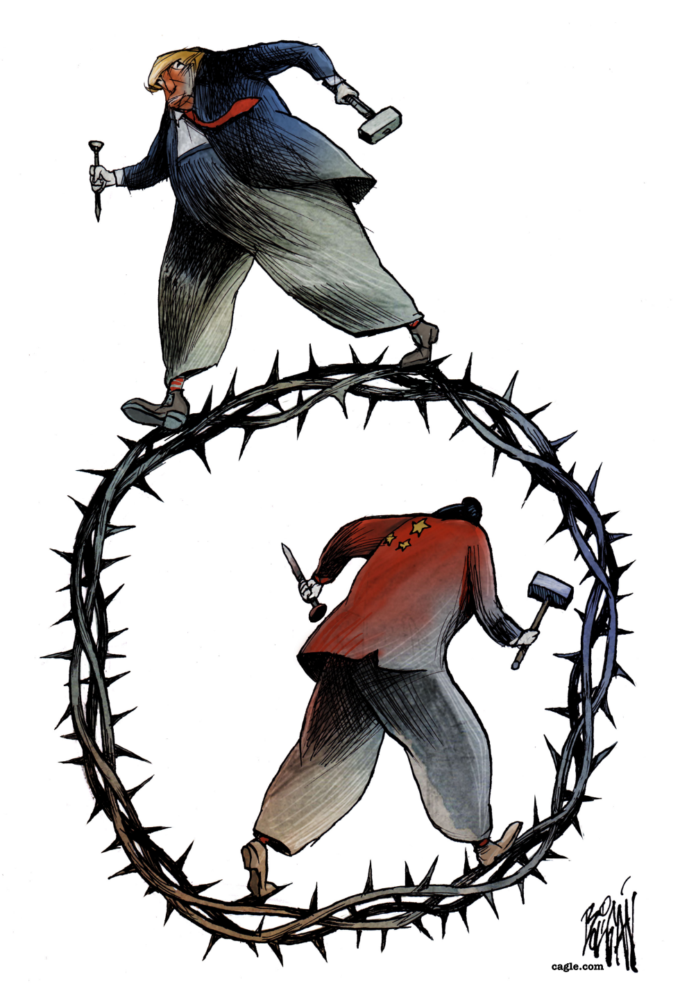 TARIFF CRUCIFIXION
