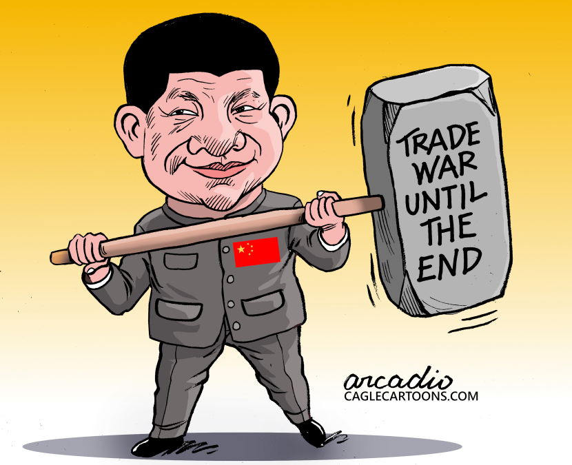 CHINA IN A TRADE WAR UNTIL THE END.