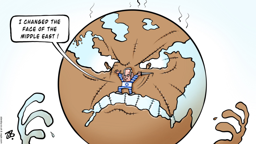 Change Face Middle East Netanyahu Gaza War