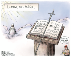 RIP POPE FRANCIS by Adam Zyglis