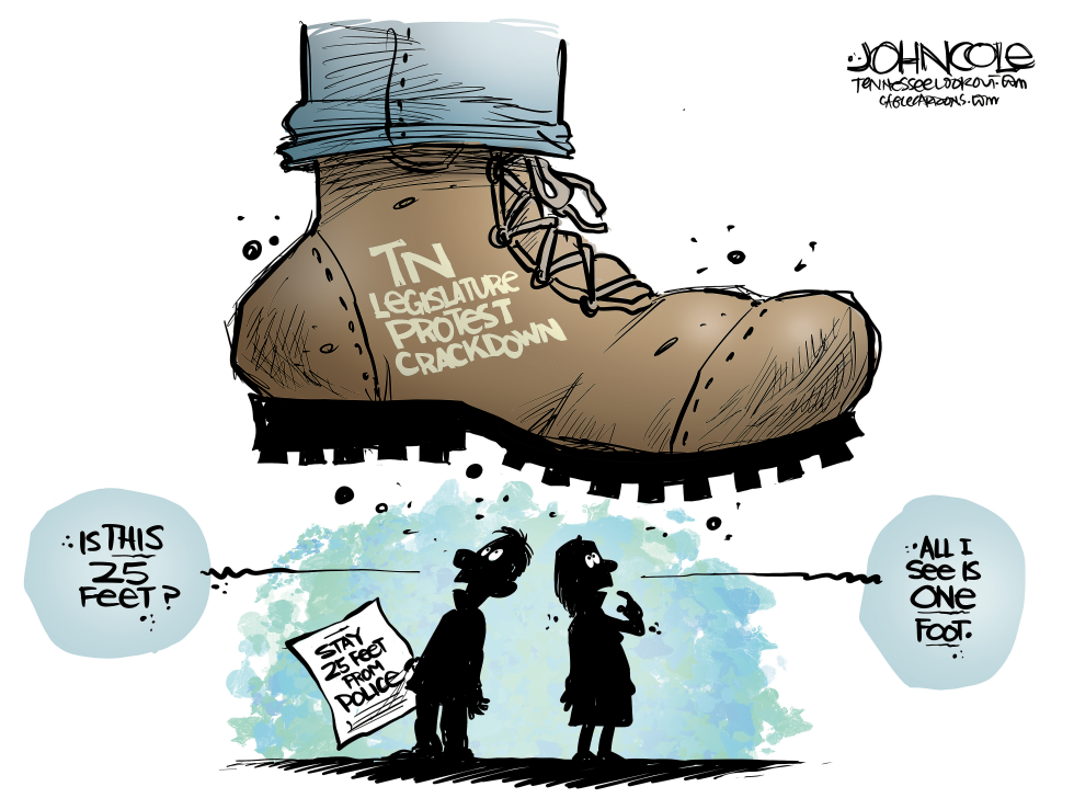 TENNESSEE Protester crackdown