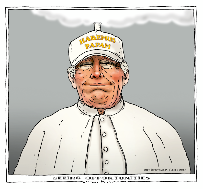 Trump becomes new pope