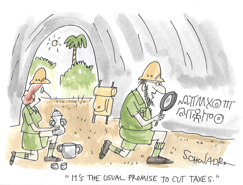 #2 CUT TAXES by Harley Schwadron