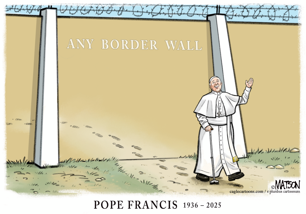 Pope Francis Walks Through Any Border Wall