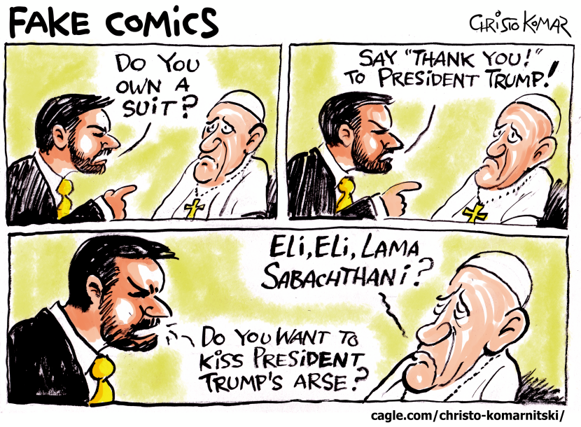 JDVance meets pope Francis