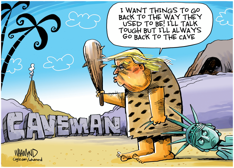 Trump the Caveman