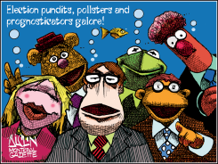 PUNDITS, POLLSTERS AND PROGNOSTICATORS by Terry Mosher