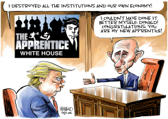 PUTIN'S APPRENTICE by Dave Whamond