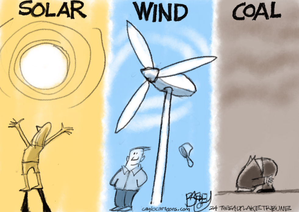 Solar, Wind, Coal