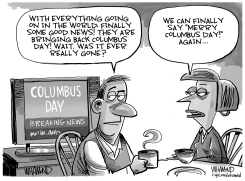 COLUMBUS DAY IS BACK by Dave Whamond