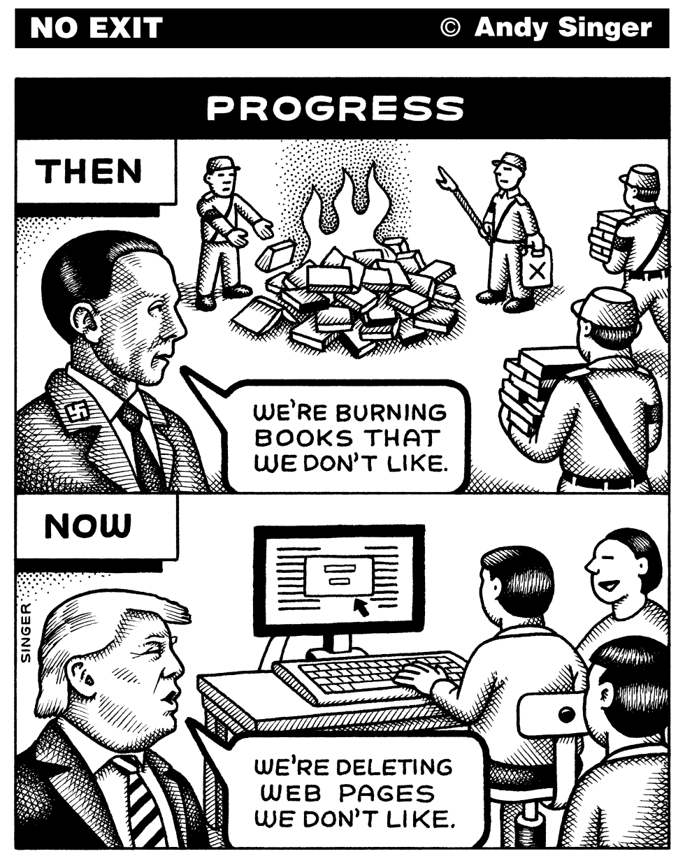 Book Burnings Website Deletions