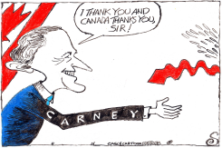MARK CARNEY THANKS TRUMP by Randall Enos