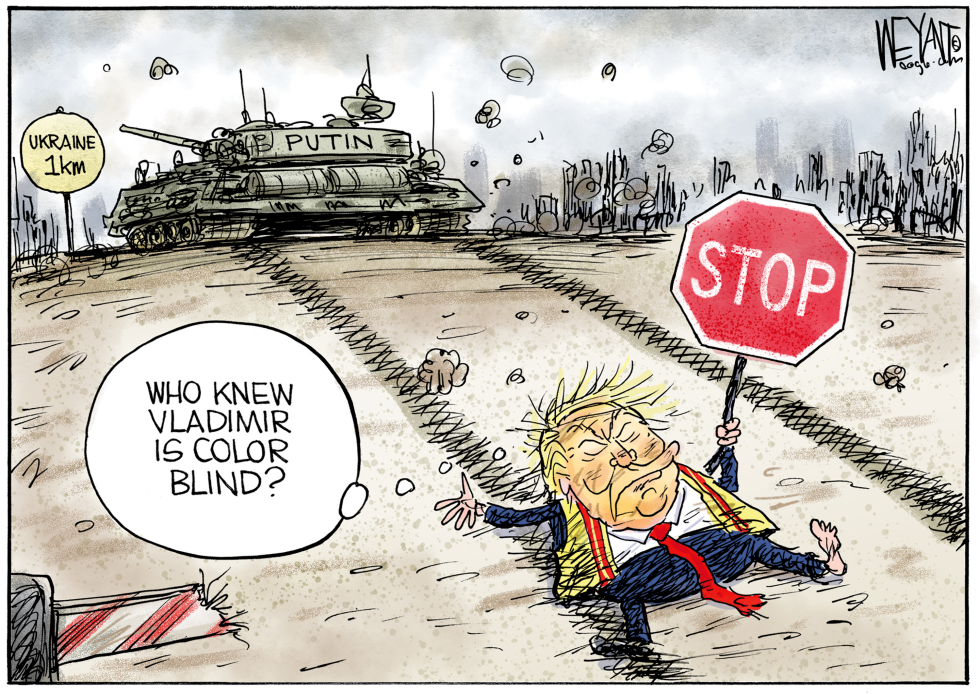 Putin Rolls Over Trump into Ukraine