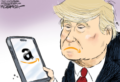AMAZON AND THE PRESIDENT  by Jeff Koterba