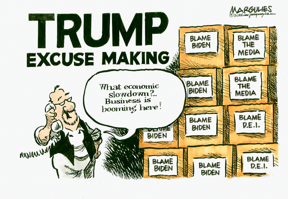 Trump Blames Everyone Else