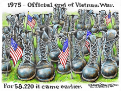 VIET NAM WAR END 50TH by Dave Granlund
